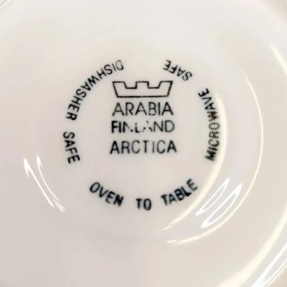 Arabia Arctica Tiara kahvikuppisetti 4 osaa