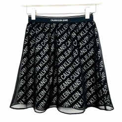 Calvin Klein Jeans Logo Waistband Chiffon minihame koko XS