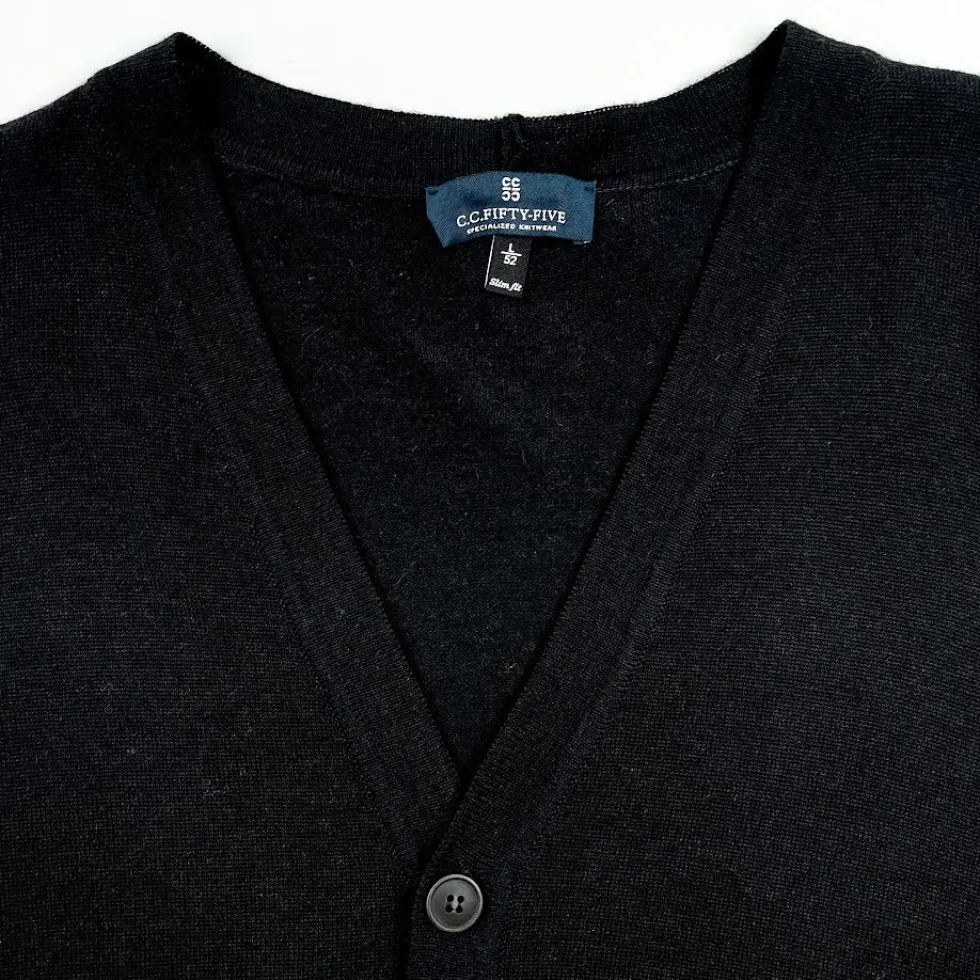 C.C. Fifty-Five Slim fit neuletakki koko L