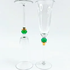 Crate & Barrel samppanjalasi 2 kpl