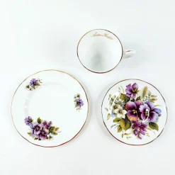 Duchess Fine Bone China kahvikuppisetti Äidin Kuppi -tekstillä 3 osaa