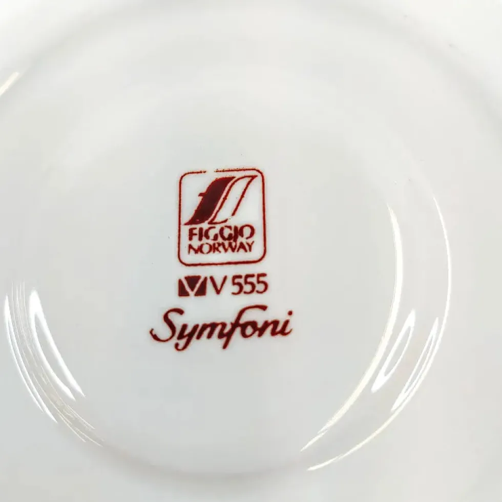 Figgjo Symfoni kahvikuppisetti 12 osaa