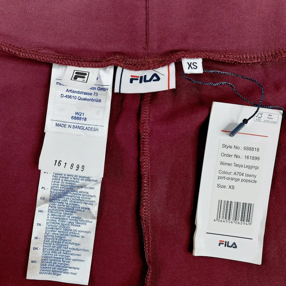 Fila Tasya legginsit koko XS