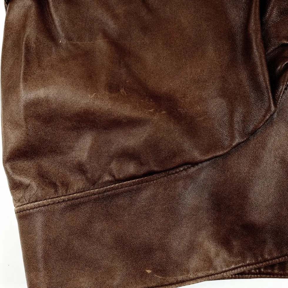 FinLed Finnish Leather Design vintage nahkatakki koko M