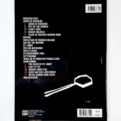 Green Day presents American Idiot guitar songbook edition
