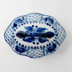 Gzhel kannellinen kulho 15,5 cm