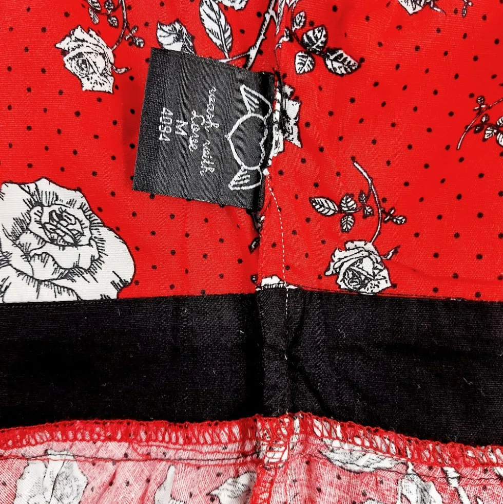 Hell Bunny Vixen kellohelmainen mekko koko M