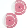 Kultakeramiikka kahvikuppi ja aluslautanen 2 kpl