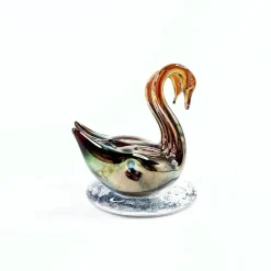 Lasinen joutsenpari 8,5 cm