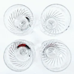 Leningrad Art Glass Factory Mašenka kristallilasit 4 kpl