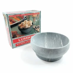 Lumikko vuolukivinen tarjoilukulho