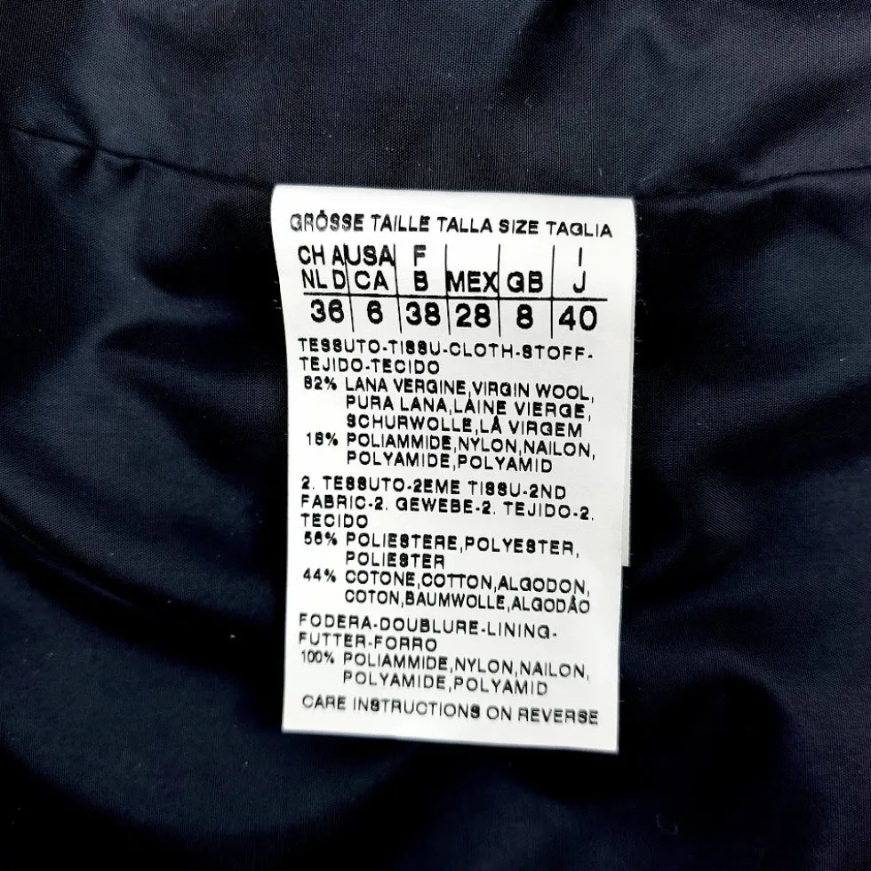 Max Mara lyhyt villakangastakki koko 36