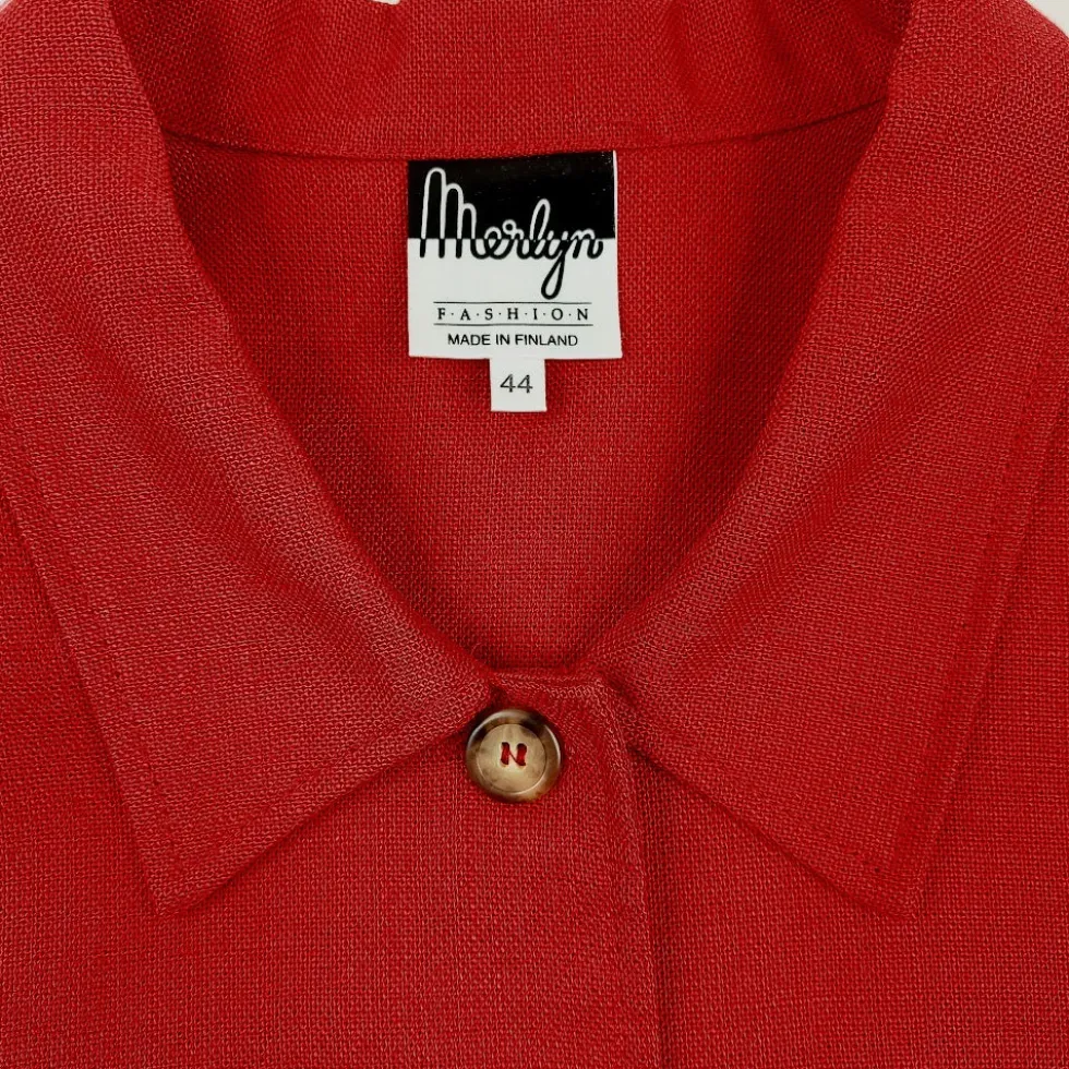 Merlyn Fashion vintage pellavasekoitepaitajakku koko 44