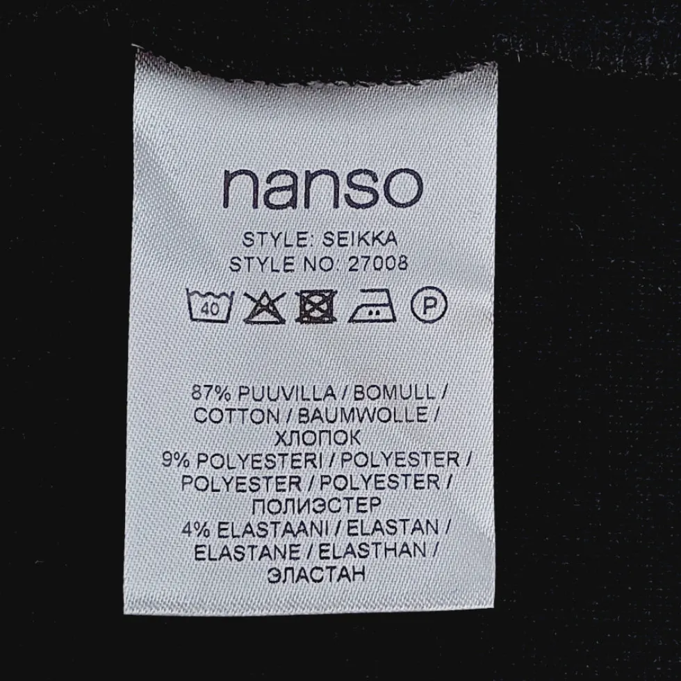 Nanso Seikka jerseymekko koko XXL