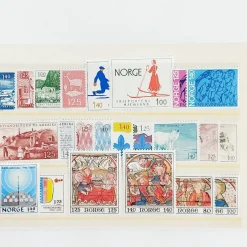 Norske frimerker 1975 kokoelma