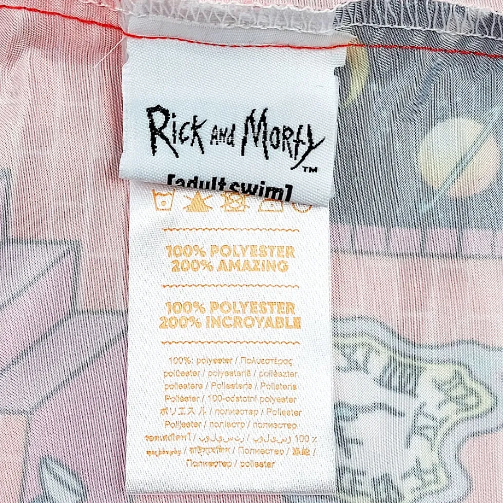OppoSuits Rick & Morty lyhythihainen kauluspaita koko L