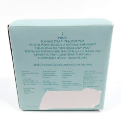 PartyLite Liekehtivä tähti tuikkulyhty 2 kpl