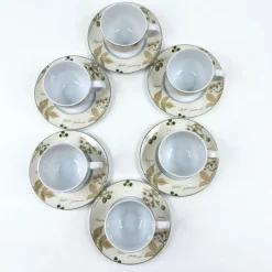 Patra Stoneware kahvikuppisetti 6 kpl