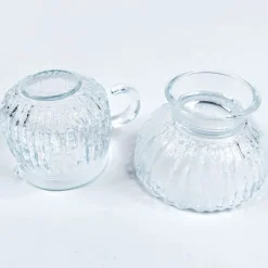 Riihimäen Lasi Kehrä sokerikko ja kermakko