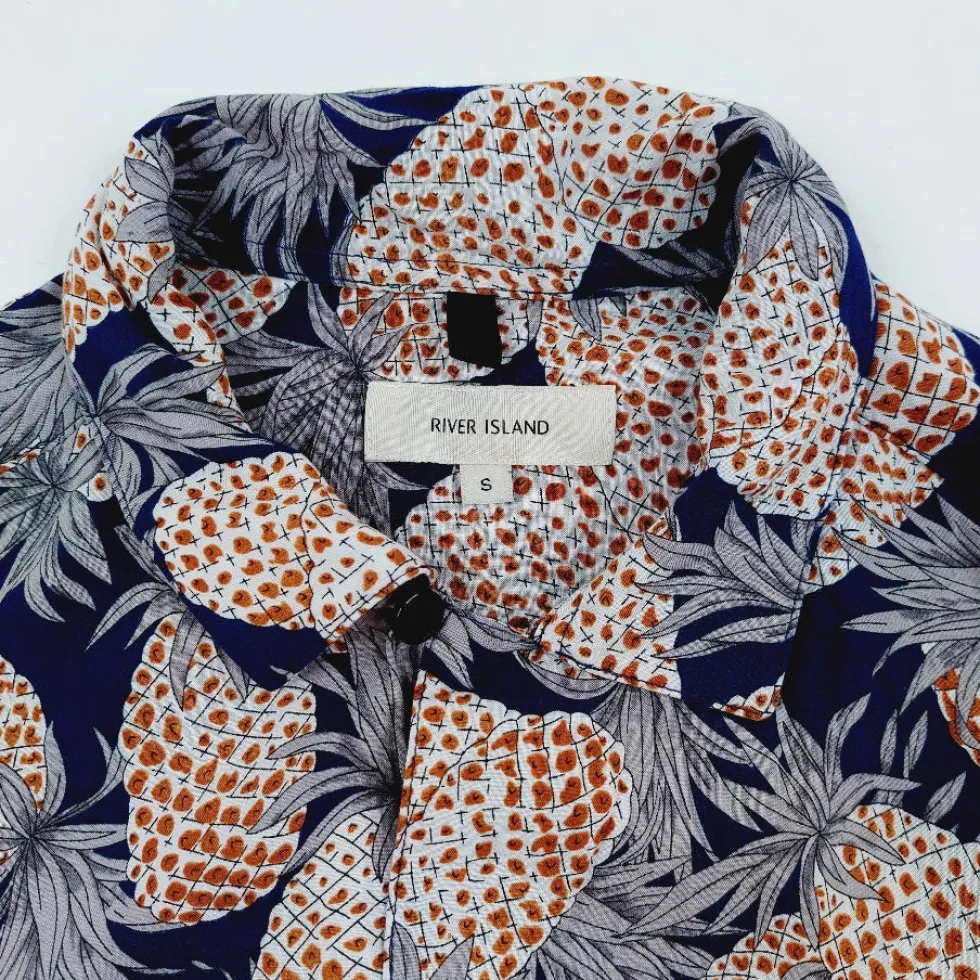 River Island lyhythihainen kauluspaita koko S