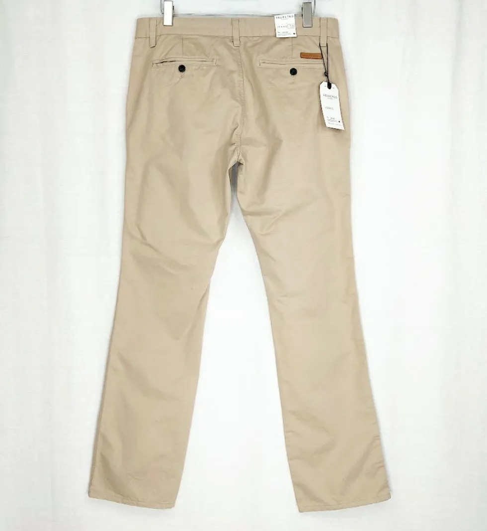 Selected Homme Jeans Three Paris chinohousut koko 36/34"