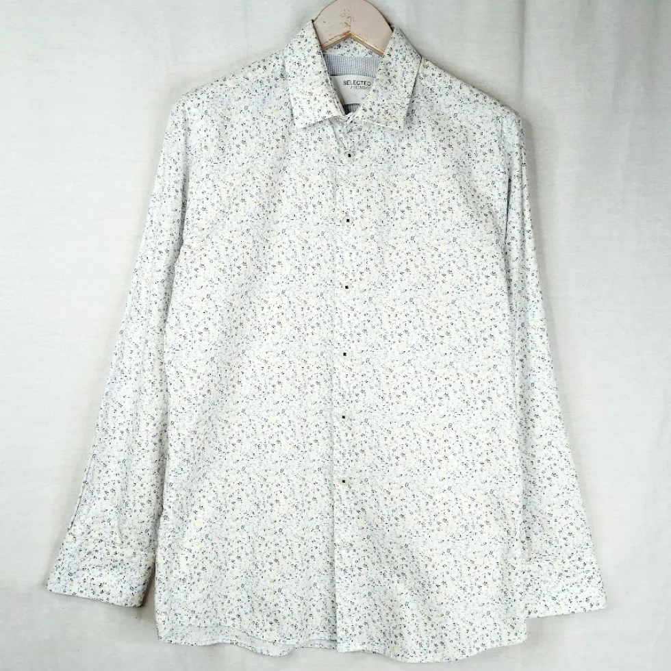 Selected Homme Slimdetail LS Classic Noos kauluspaita koko S