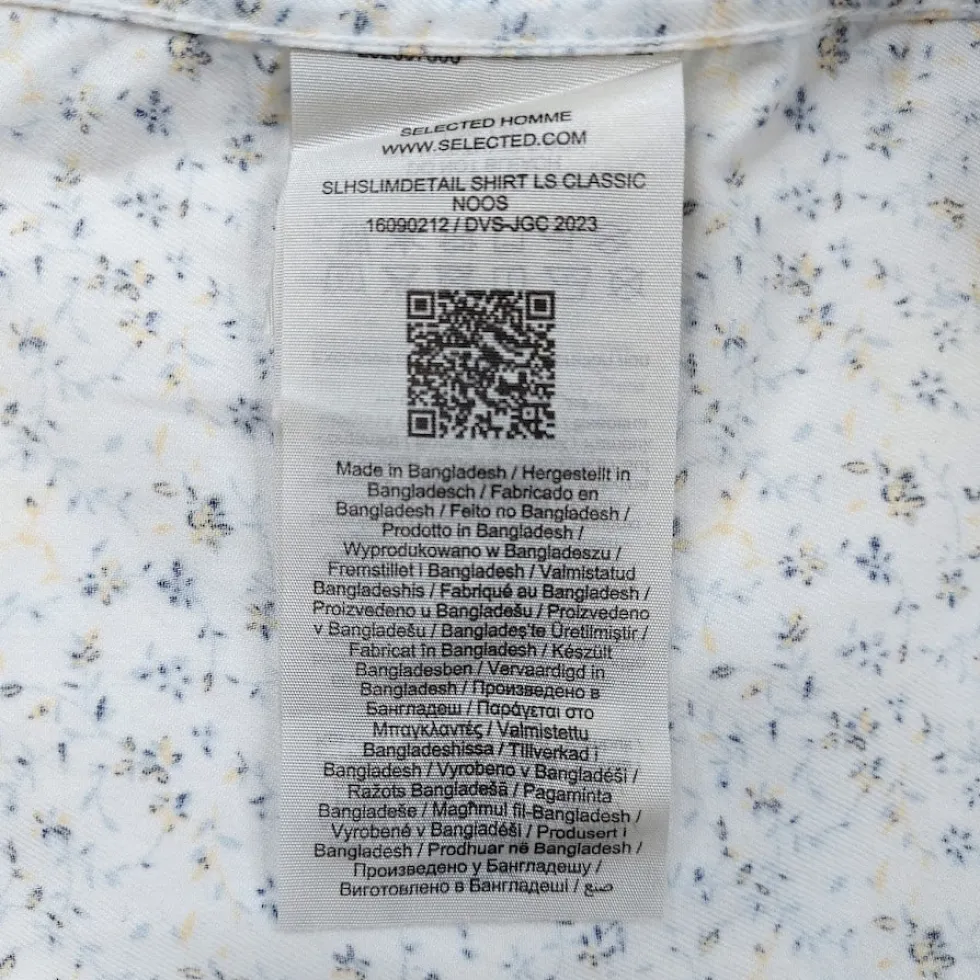 Selected Homme Slimdetail LS Classic Noos kauluspaita koko S