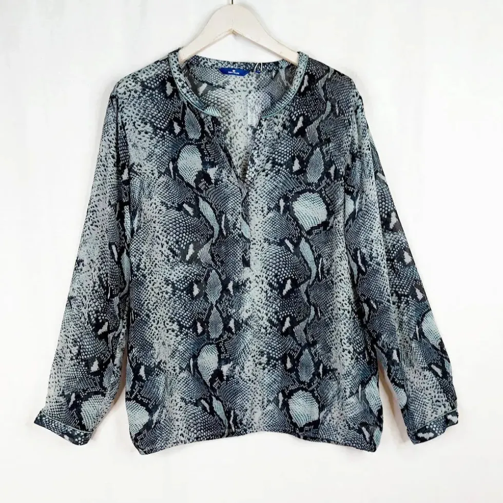 Tom Tailor Snake Print sifonkipusero koko 42