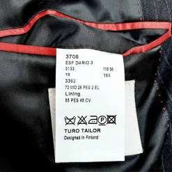 Turo Extra Slim Fit Dario puvuntakki koko 56