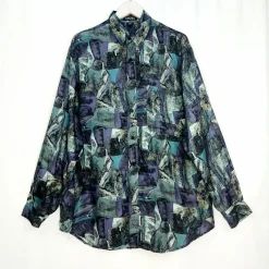 Van Zon vintage silkkikauluspaita koko M