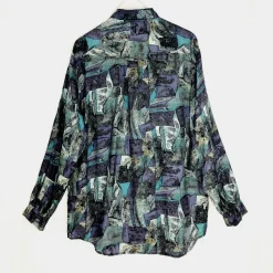 Van Zon vintage silkkikauluspaita koko M