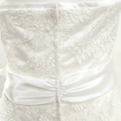White Rose pitsihääpuku laahuksella koko 46