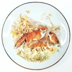 Wildlife of Britain Foxes / Ketut koristelautanen