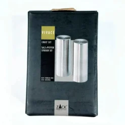 Zack Vivace Cruet Set suolasirotin ja pippurisirotin 9cm